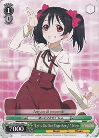 "Let's Go Out Together~" Nico (LL/EN-W01-069 C) [Love Live! DX] | Cracking-Singles