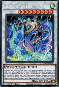 Virtual World Kyubi - Shenshen [PHRA-EN036] Secret Rare | Cracking-Singles