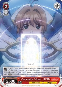 Cardcaptor Sakura: LUCID (CCS/WX01-063 R) [Cardcaptor Sakura: Clear Card] | Cracking-Singles