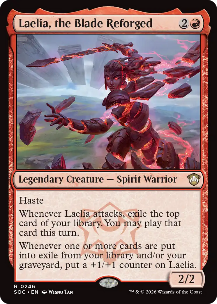 Laelia, the Blade Reforged [Secrets of Strixhaven Commander] | Cracking-Singles