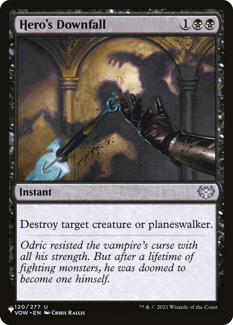 Hero's Downfall [The List] | Cracking-Singles