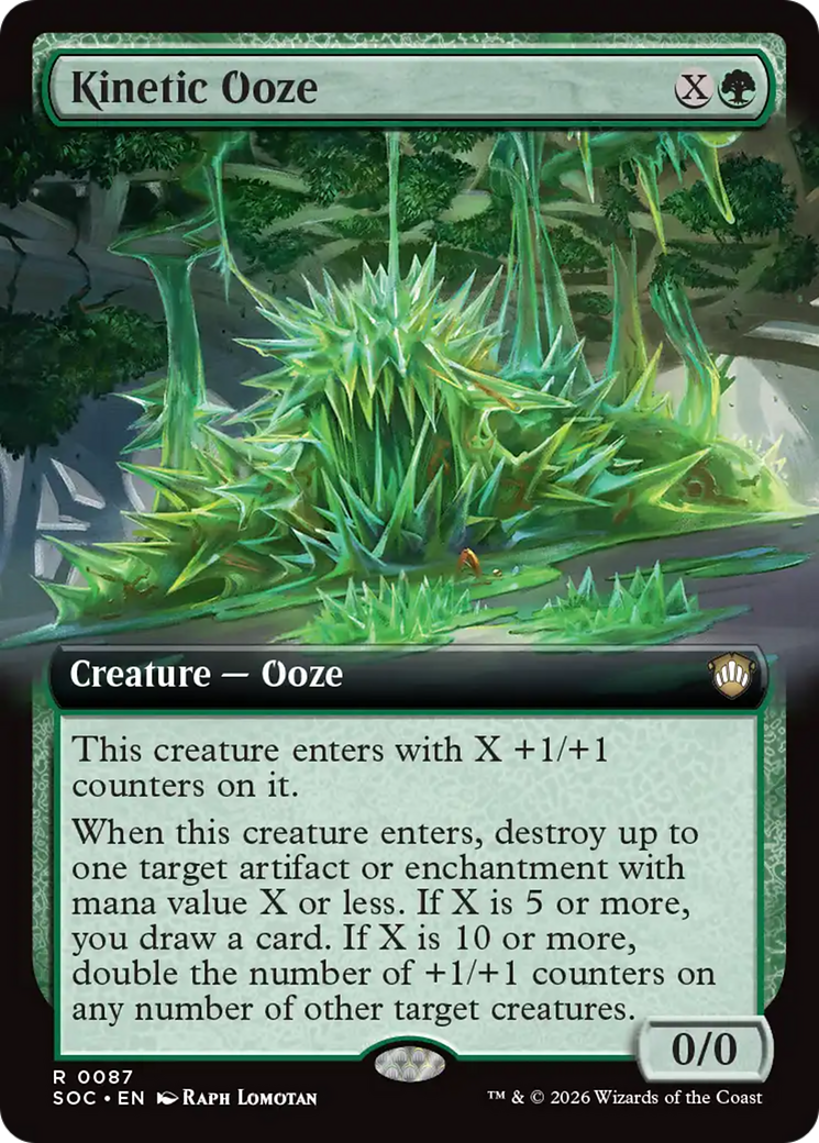 Kinetic Ooze (Extended Art) [Secrets of Strixhaven Commander] | Cracking-Singles