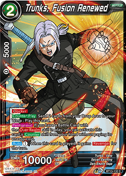 Trunks, Fusion Renewed (Common) (BT13-132) [Supreme Rivalry] | Cracking-Singles