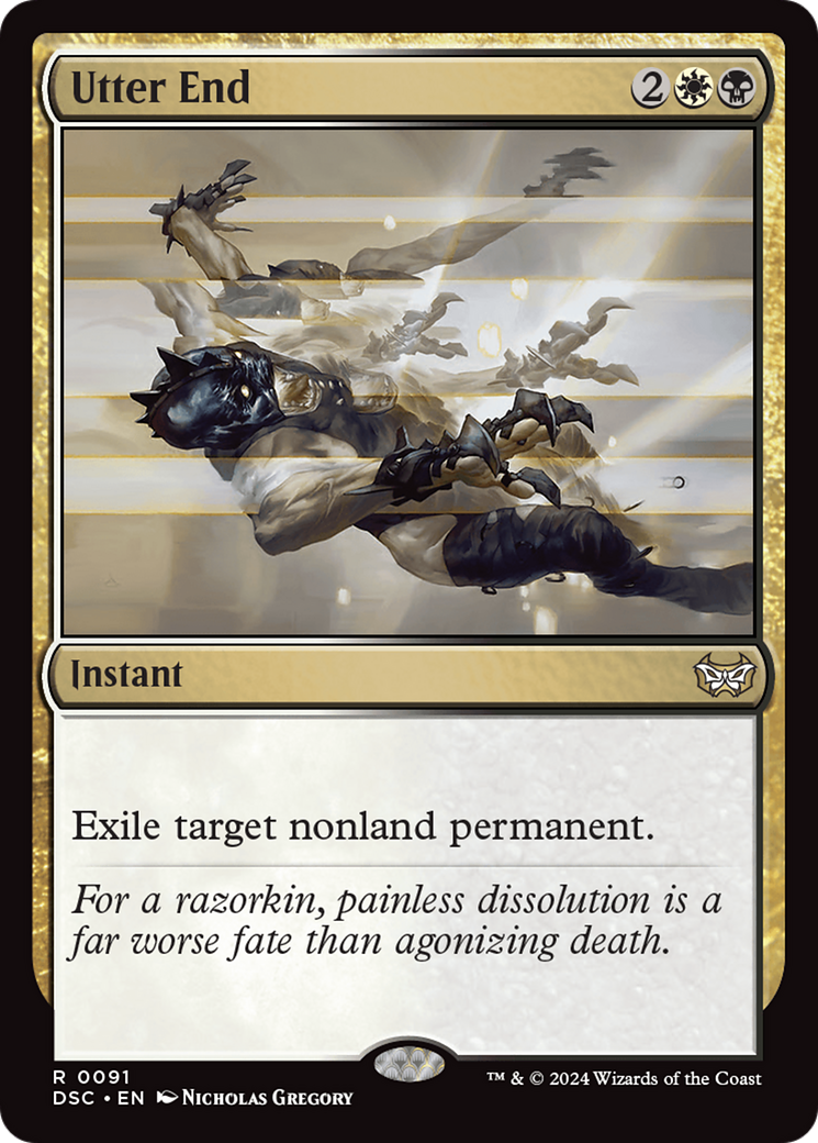 Utter End [Duskmourn: House of Horror Commander] | Cracking-Singles