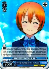 "Forever and Ever" Rin Hoshizora (LL/W34-E072S SR) [Love Live! Vol. 2] | Cracking-Singles