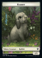 Treasure // Rabbit Double-Sided Token [Commander Legends: Battle for Baldur's Gate Tokens] | Cracking-Singles