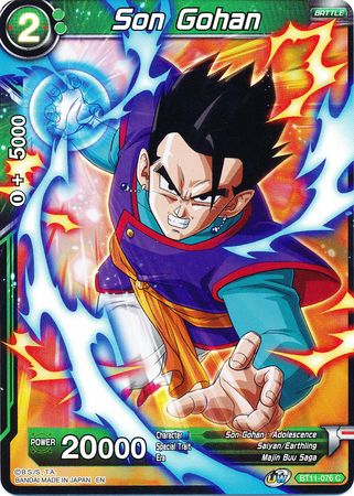 Son Gohan (Green) (BT11-076) [Vermilion Bloodline 2nd Edition] | Cracking-Singles