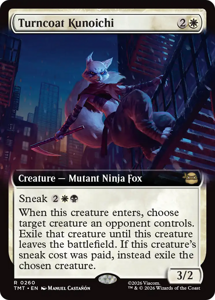 Turncoat Kunoichi (Extended Art) [Teenage Mutant Ninja Turtles] | Cracking-Singles