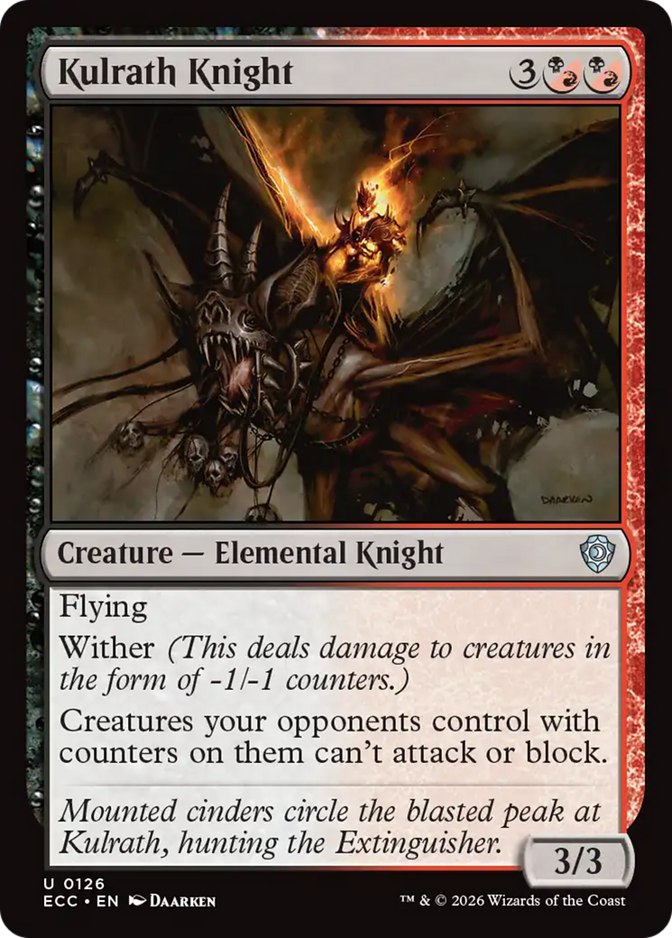 Kulrath Knight [Lorwyn Eclipsed Commander] | Cracking-Singles