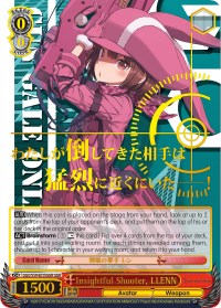Insightful Shooter, LLENN (GGO/S59-E035GGR GGR) [Gun Gale Online] | Cracking-Singles