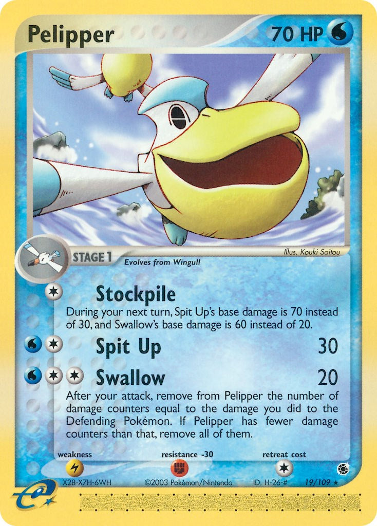 Pelipper (19/109) [EX: Ruby & Sapphire] | Cracking-Singles