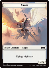 Angel // Spirit Double-Sided Token [Tarkir: Dragonstorm Commander Tokens] | Cracking-Singles