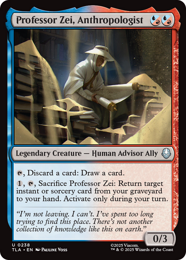 Professor Zei, Anthropologist [Avatar: The Last Airbender] | Cracking-Singles
