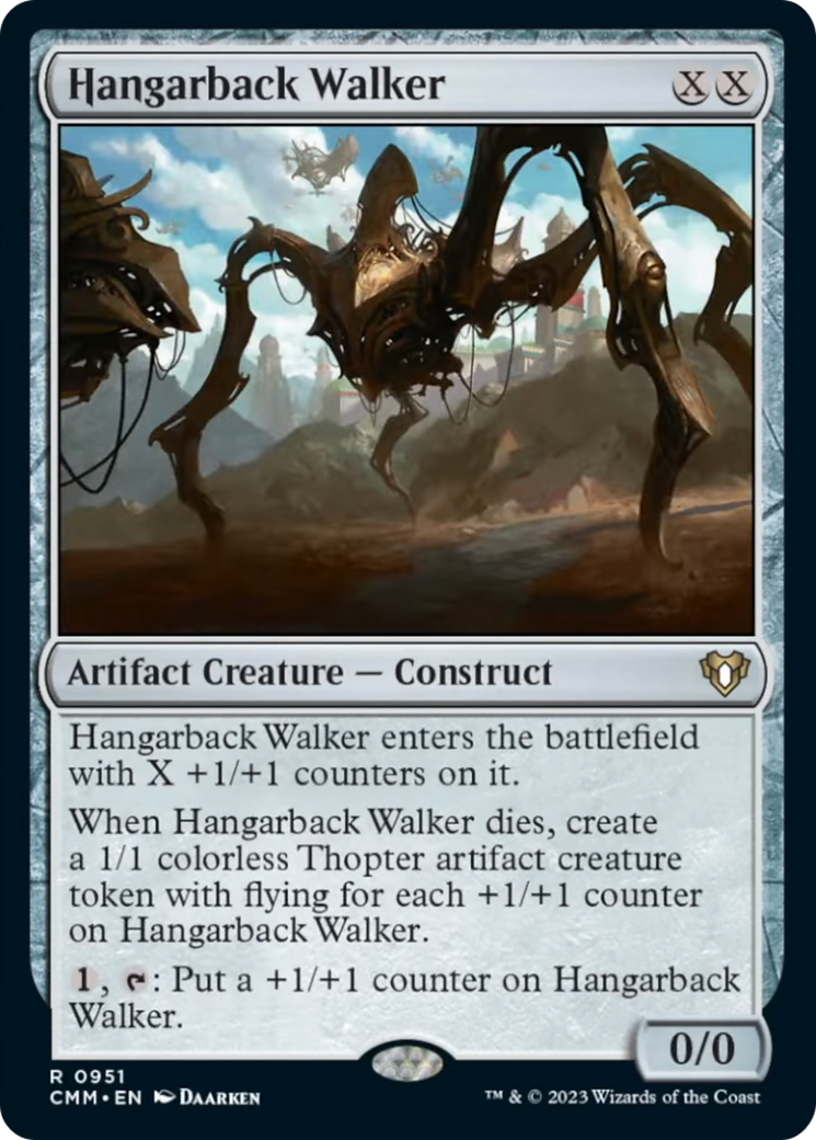 Hangarback Walker [Commander Masters] | Cracking-Singles