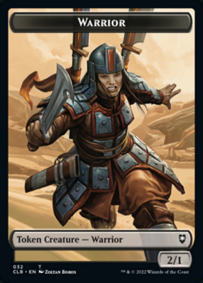 Warrior // Inkling Double-Sided Token [Commander Legends: Battle for Baldur's Gate Tokens] | Cracking-Singles