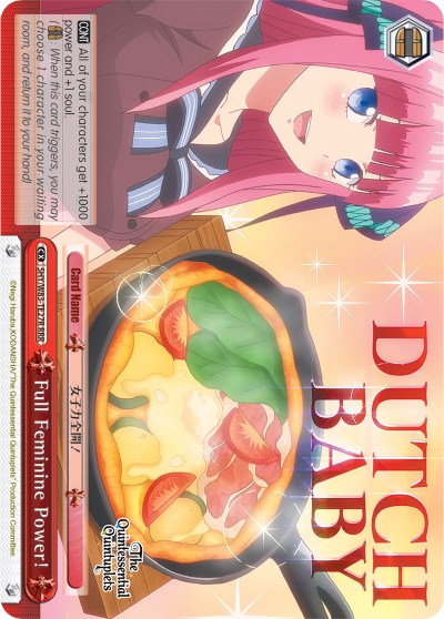 Full Feminine Power! (5HY/W83-TE27R RRR) [The Quintessential Quintuplets] | Cracking-Singles