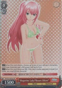 Megurine Luka"Resort Bikini" (PD/S22-E053S SR) [Hatsune Miku -Project DIVA- f] | Cracking-Singles