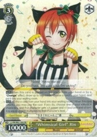 "Whimsical Girl" Rin (LL/EN-W01-004 RR) [Love Live! DX] | Cracking-Singles
