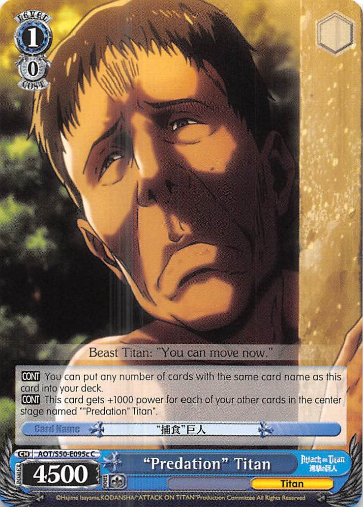 "Predation" Titan (AOT/S50-E095c C) [Attack on Titan Vol. 2] | Cracking-Singles