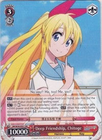 Deep Friendship, Chitoge (NK/W30-E051 RR) [NISEKOI -False Love-] | Cracking-Singles