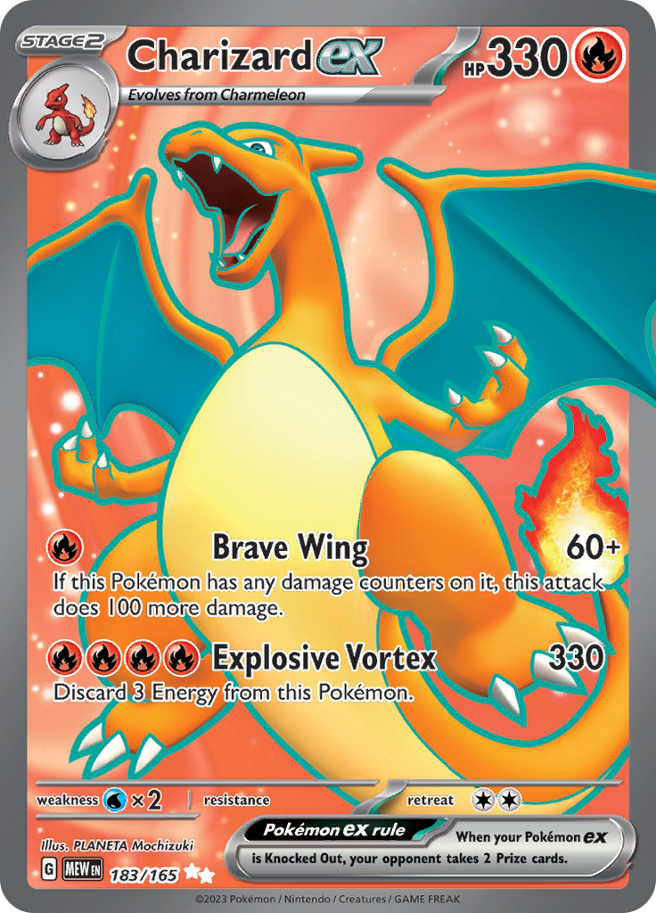 Charizard ex (183/165) [Scarlet & Violet 151] | Cracking-Singles