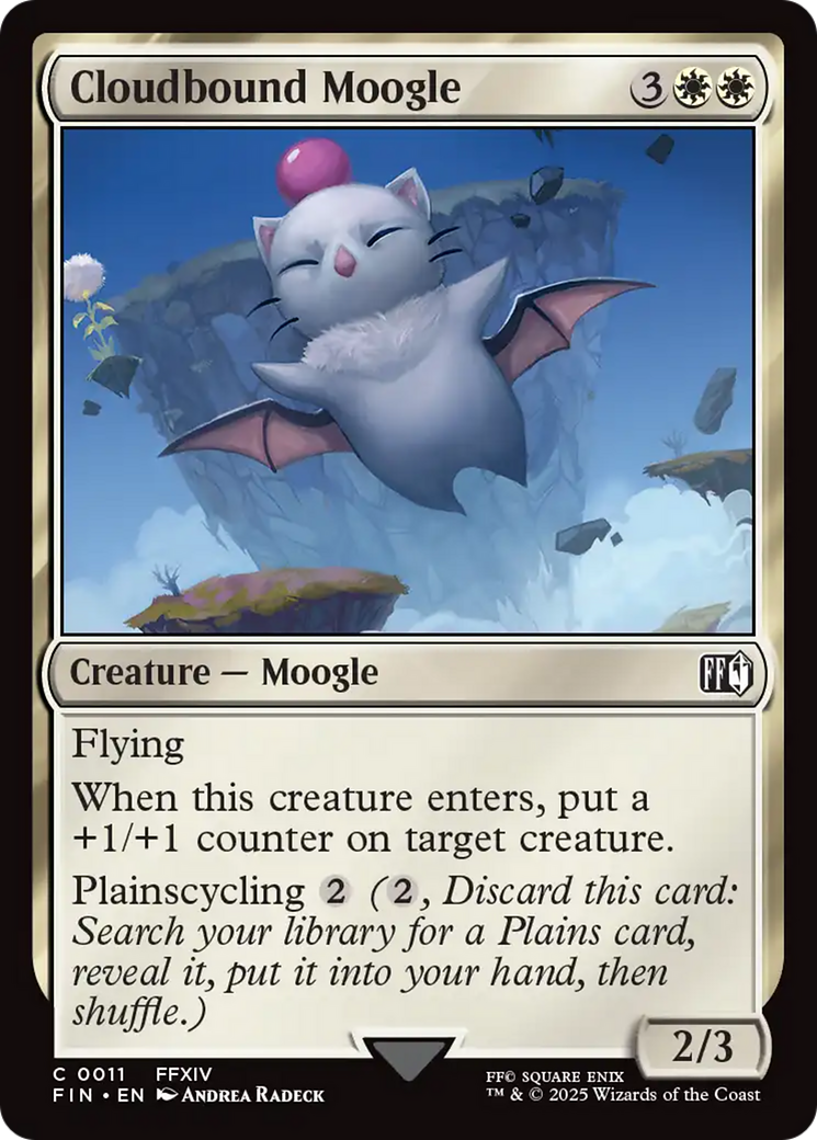 Cloudbound Moogle [FINAL FANTASY] | Cracking-Singles