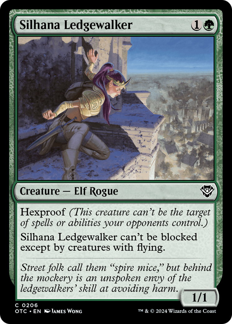Silhana Ledgewalker [Outlaws of Thunder Junction Commander] | Cracking-Singles