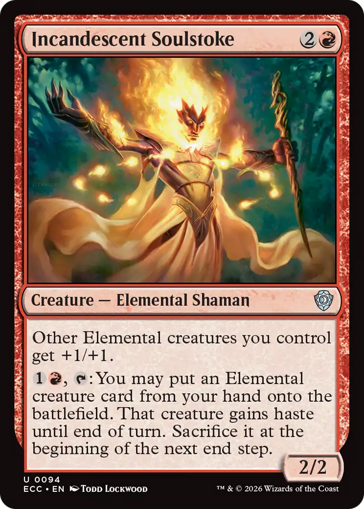Incandescent Soulstoke [Lorwyn Eclipsed Commander] | Cracking-Singles