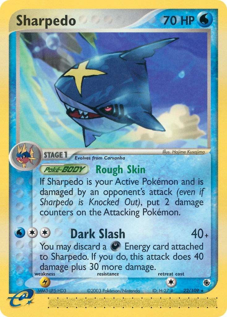 Sharpedo (22/109) [EX: Ruby & Sapphire] | Cracking-Singles