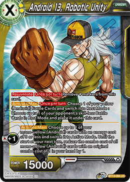 Android 13, Robotic Unity (Uncommon) (BT13-094) [Supreme Rivalry] | Cracking-Singles