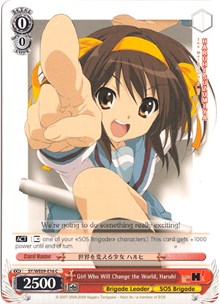 Girl Who Will Change the World, Haruhi (SY/WE09-E16) [The Melancholy of Haruhi Suzumiya Extra Booster] | Cracking-Singles