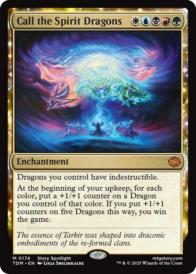 Call the Spirit Dragons [Tarkir: Dragonstorm] | Cracking-Singles