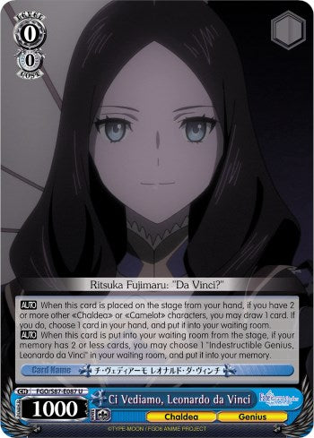 Ci Vediamo, Leonardo da Vinci (FGO/S87-E087 U) [Fate/Grand Order THE MOVIE Divine Realm of the Round Table: Camelot] | Cracking-Singles
