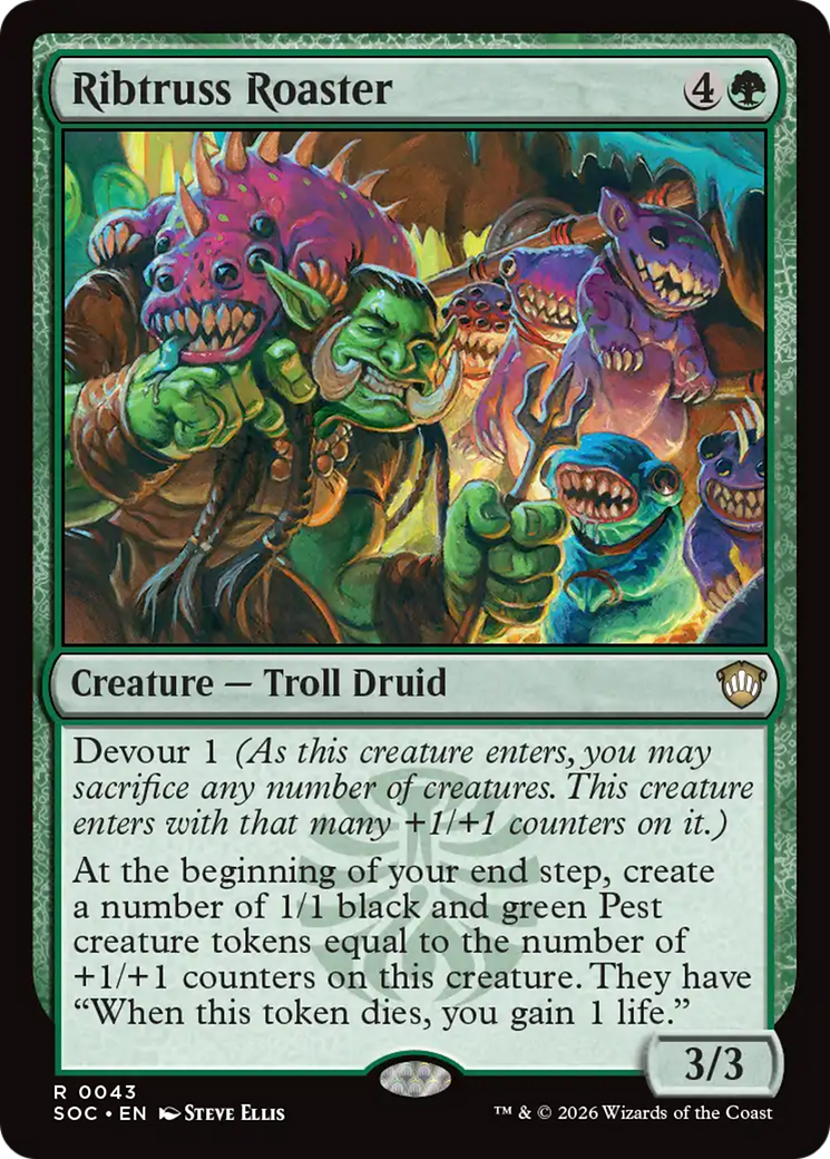 Ribtruss Roaster [Secrets of Strixhaven Commander] | Cracking-Singles