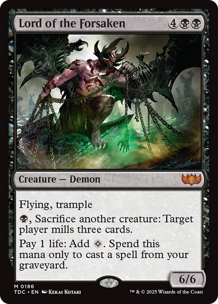 Lord of the Forsaken [Tarkir: Dragonstorm Commander] | Cracking-Singles