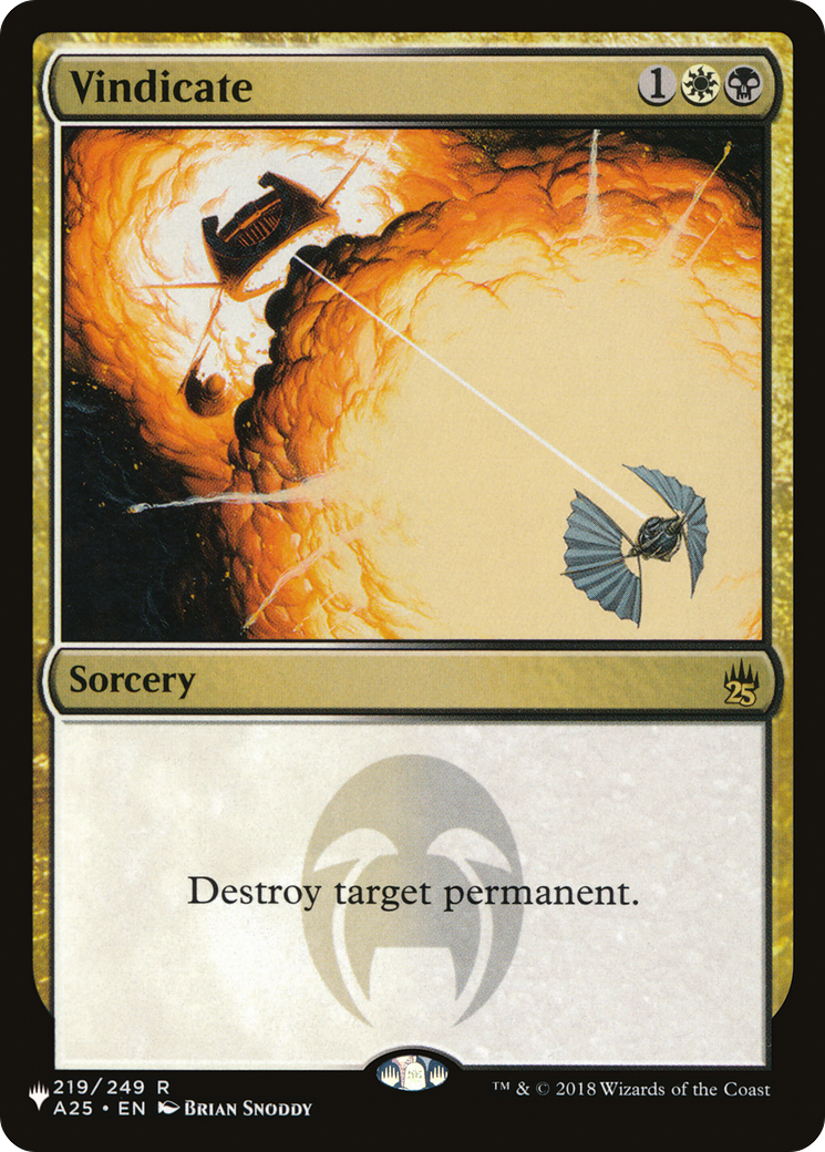 Vindicate [The List] | Cracking-Singles