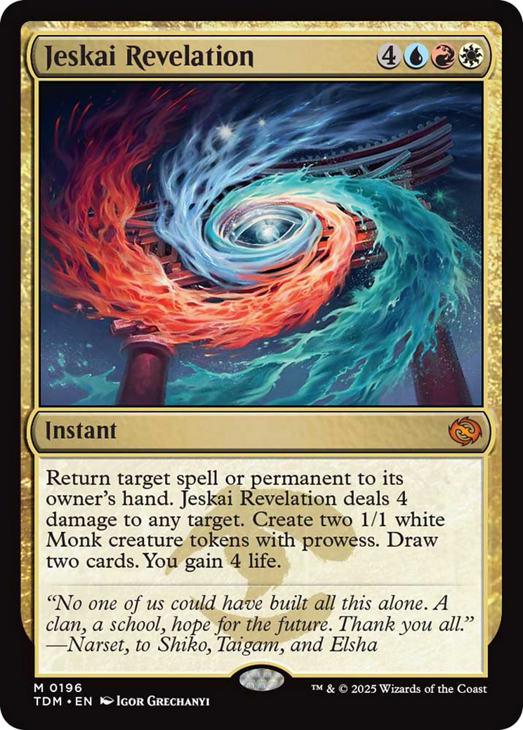 Jeskai Revelation [Tarkir: Dragonstorm] | Cracking-Singles