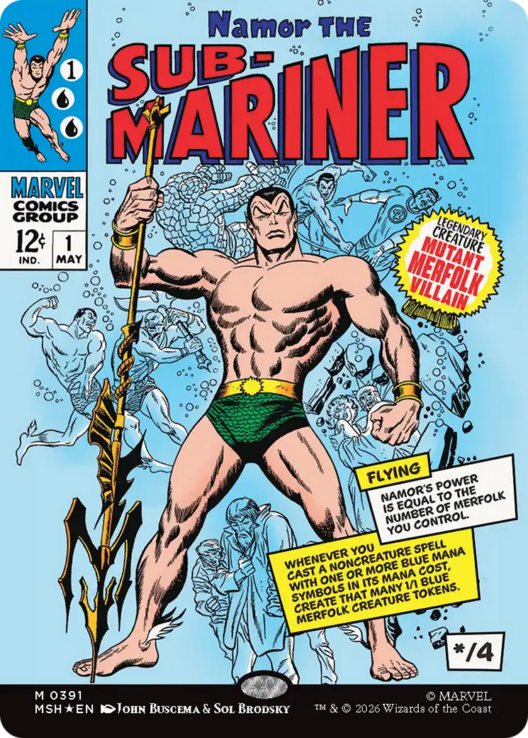 Namor The Sub-Mariner (Borderless) [Marvel Super Heroes] | Cracking-Singles
