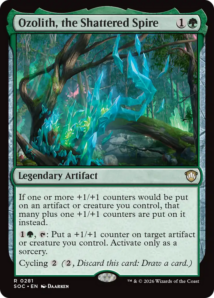 Ozolith, the Shattered Spire [Secrets of Strixhaven Commander] | Cracking-Singles