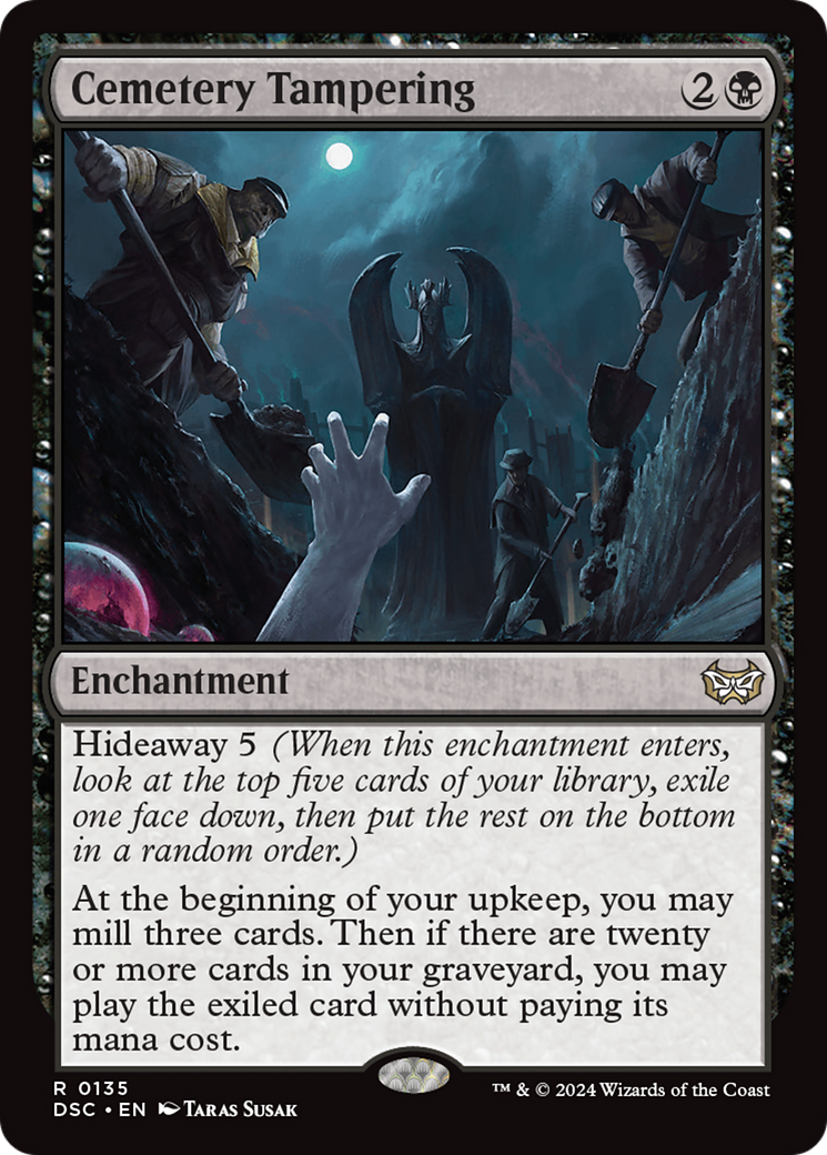 Cemetery Tampering [Duskmourn: House of Horror Commander] | Cracking-Singles
