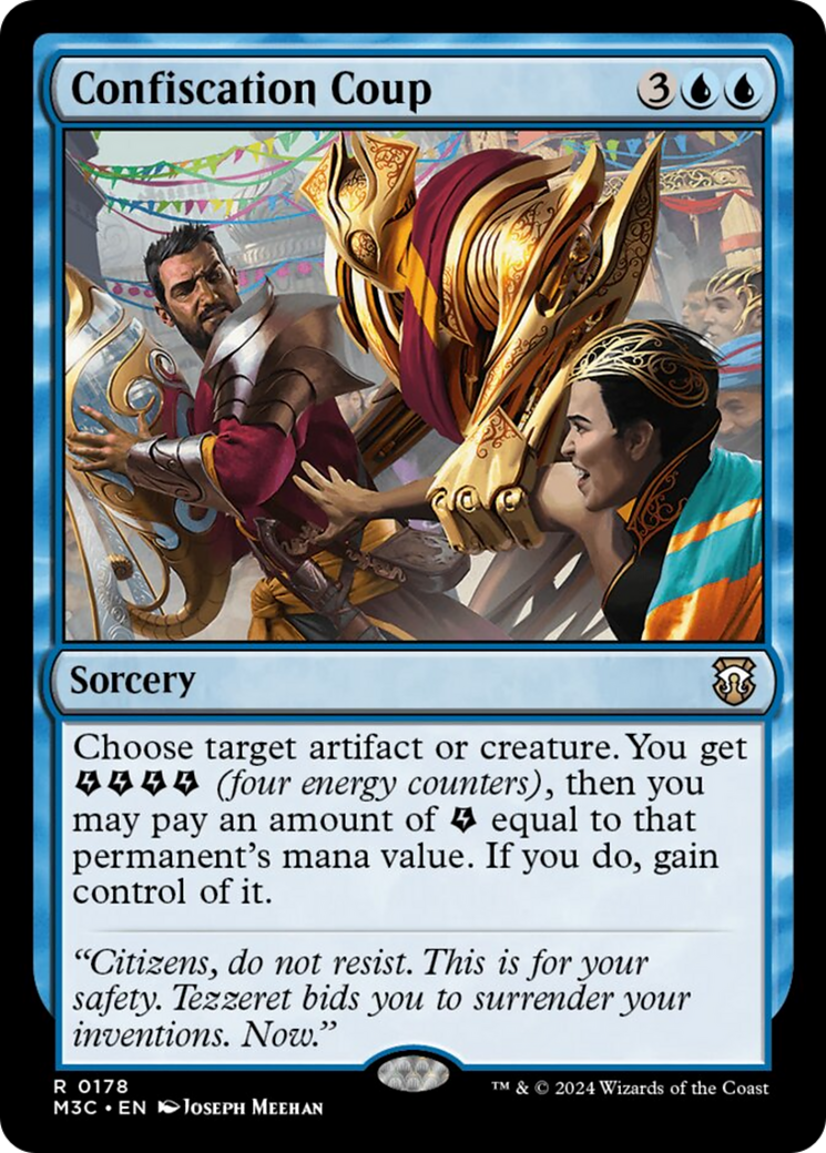 Confiscation Coup (Ripple Foil) [Modern Horizons 3 Commander] | Cracking-Singles