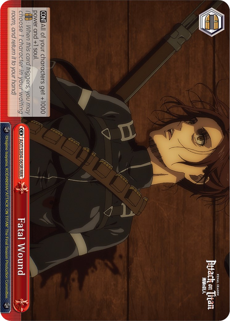 Fatal Wound (Foil) [Attack On Titan: Final Season] | Cracking-Singles
