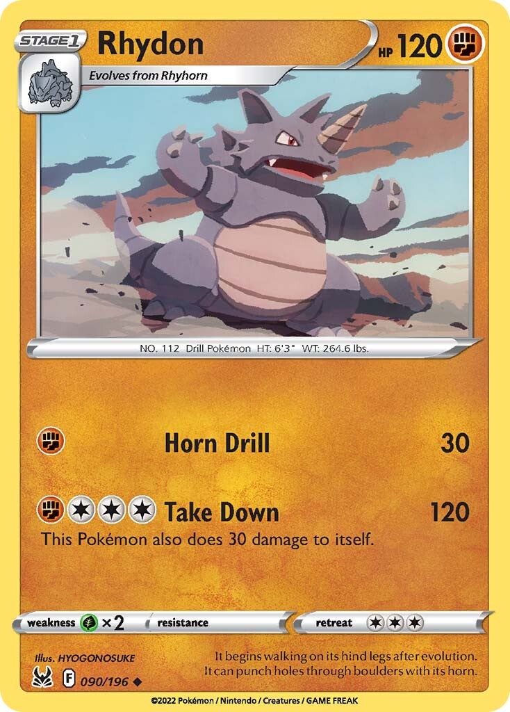Rhydon (090/196) [Sword & Shield: Lost Origin] | Cracking-Singles