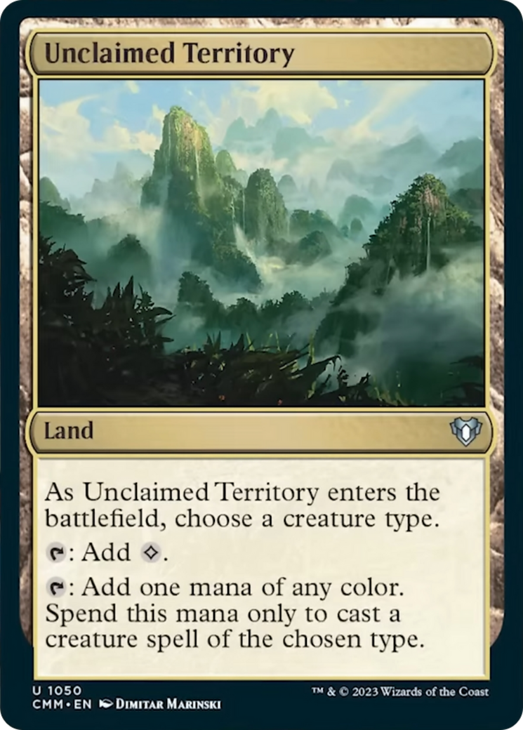 Unclaimed Territory [Commander Masters] | Cracking-Singles
