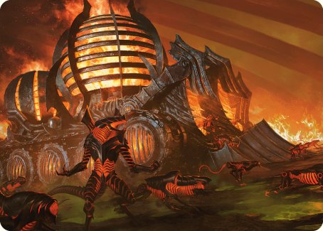 Urabrask's Forge Art Card [Phyrexia: All Will Be One Art Series] | Cracking-Singles