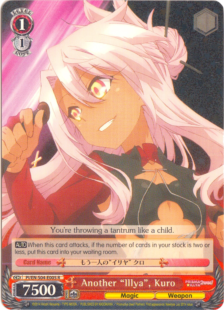 Another “Illya”, Kuro (PI/EN-S04-E005 R) [Fate/kaleid liner PRISMA ILLYA DX] | Cracking-Singles