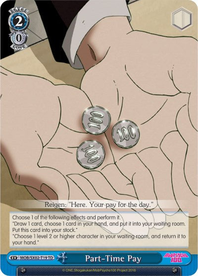 Part-Time Pay (MOB/SX02-T19 TD) [Mob Psycho 100] | Cracking-Singles