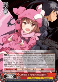 Confident in Her Dexterity! LLENN (GGO/S59-PE02PR PR) (Alternate Art) (Promo) [Gun Gale Online] | Cracking-Singles
