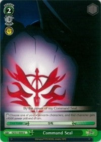 Command Seal (FZ/S17-E050 U) [Fate/Zero] | Cracking-Singles