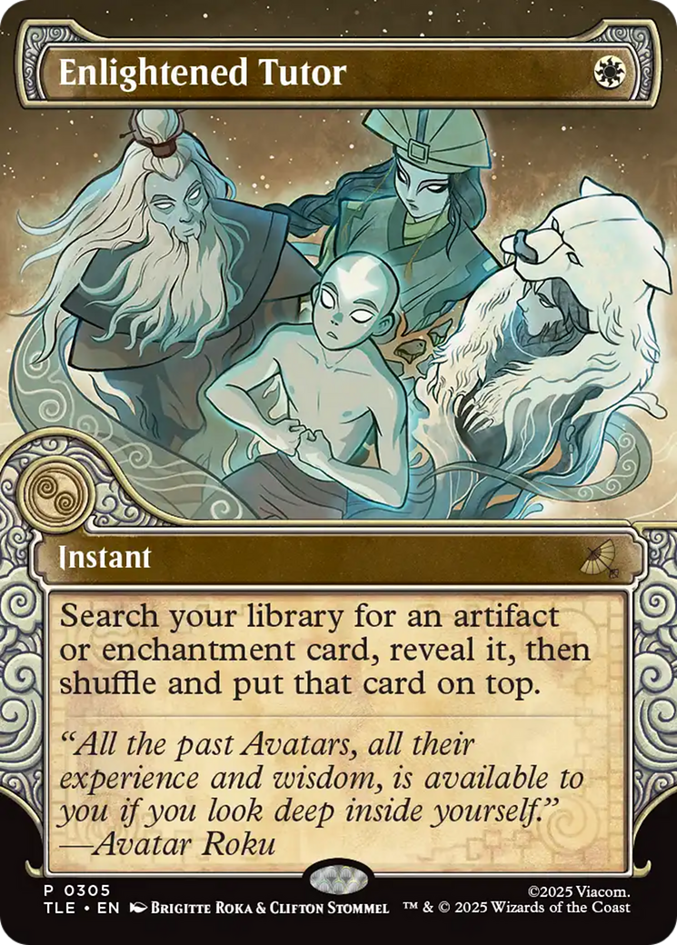 Enlightened Tutor (Showcase) [Avatar: The Last Airbender: Eternal-Legal] | Cracking-Singles
